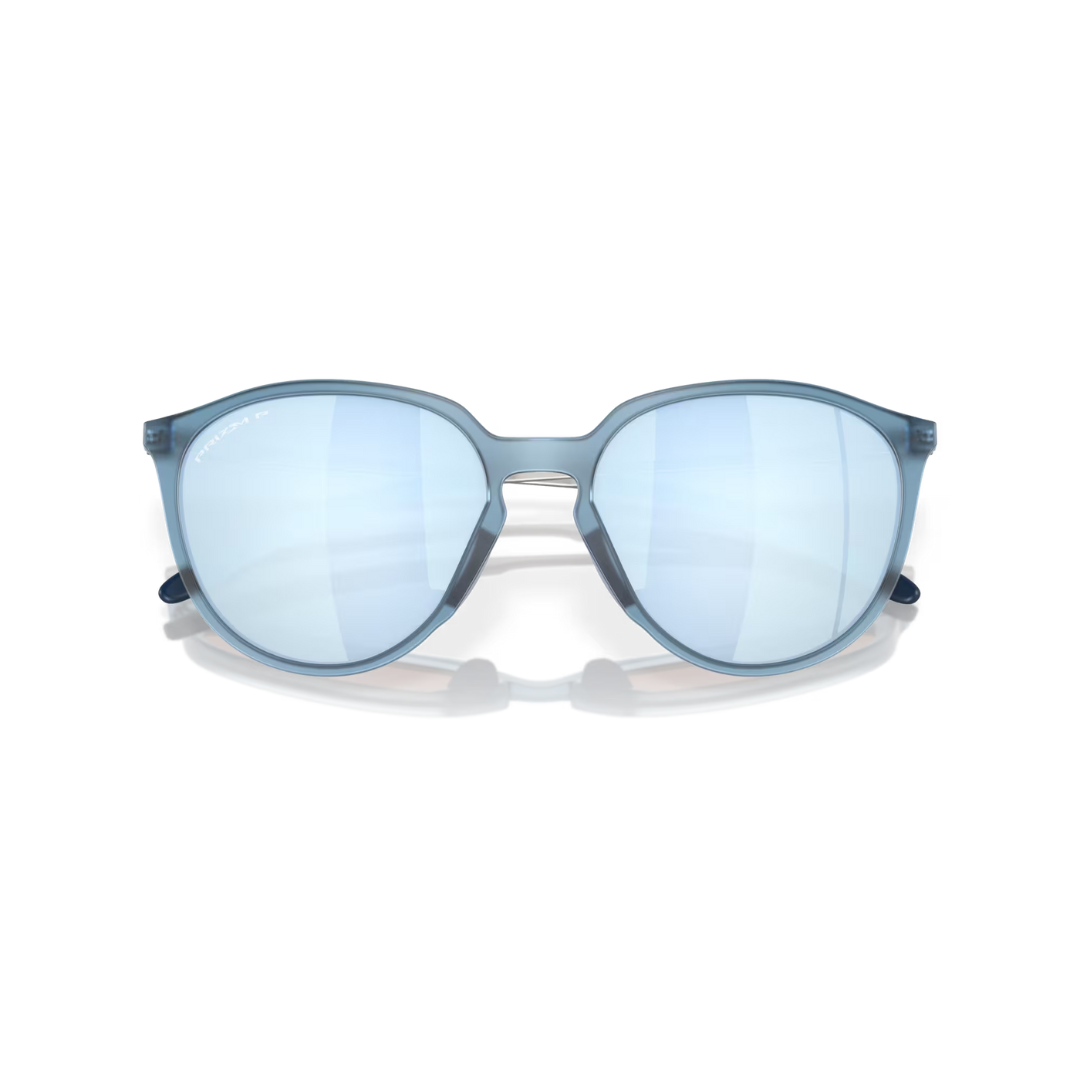 Gafas de sol Oakley Sielo - Lentes polarizadas Prizm Deep Water, montura mate lavado a la piedra