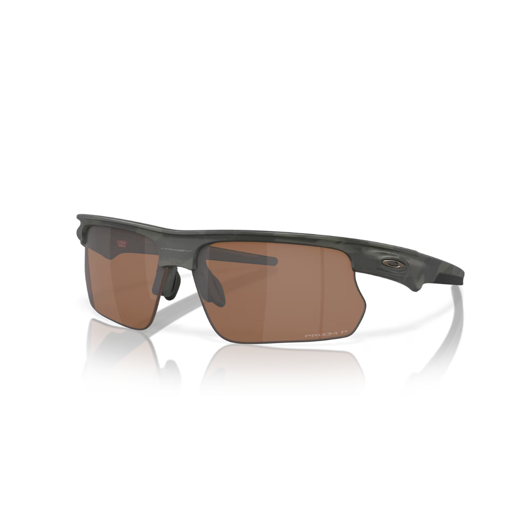 Lunettes de soleil Oakley BiSphaera - Verres polarisés Prizm Tungsten, monture camouflage olive mat