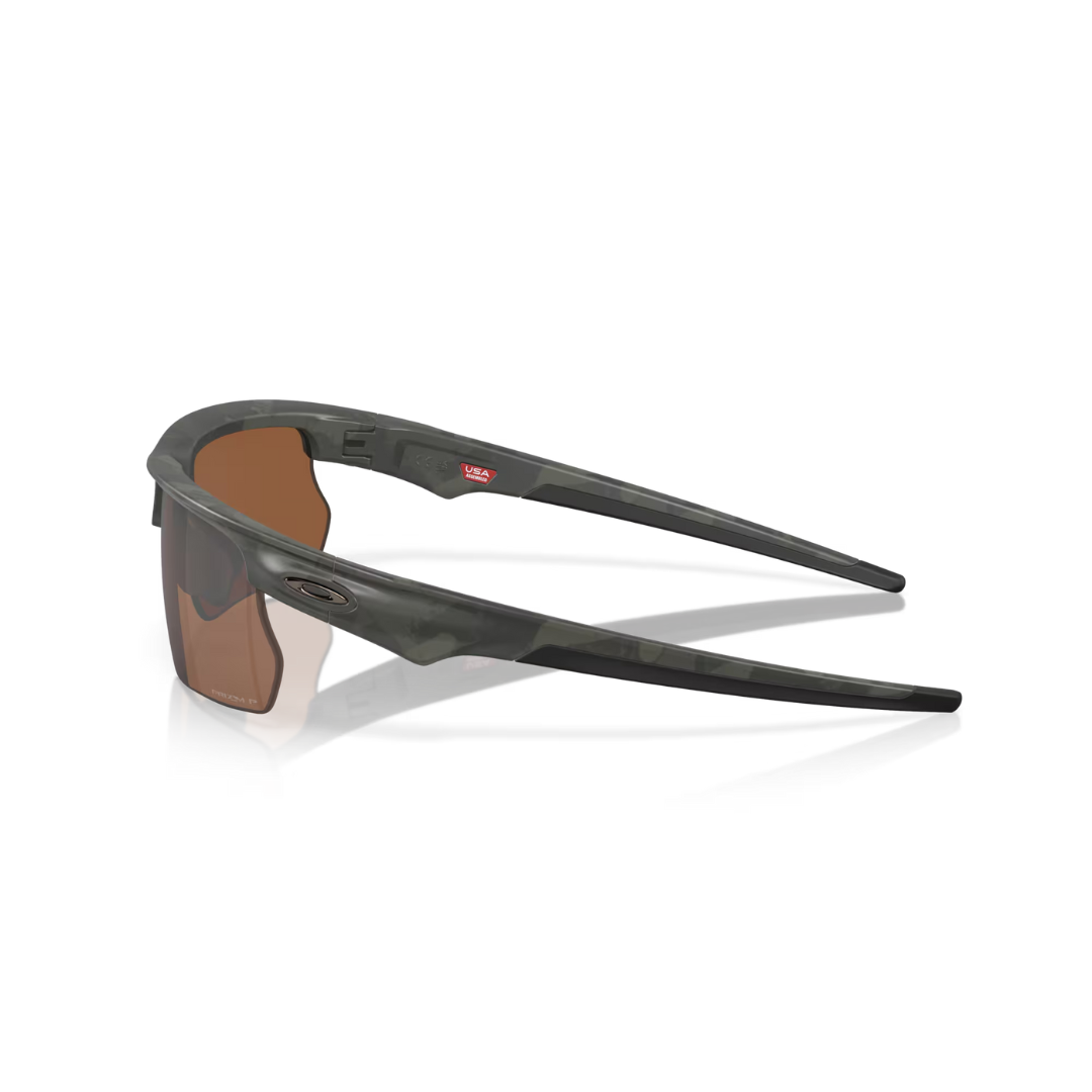 Lunettes de soleil Oakley BiSphaera - Verres polarisés Prizm Tungsten, monture camouflage olive mat