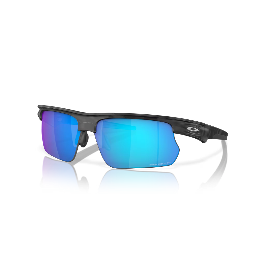 Lunettes de soleil Oakley BiSphaera - Verres polarisés Prizm Sapphire, monture camouflage gris mat