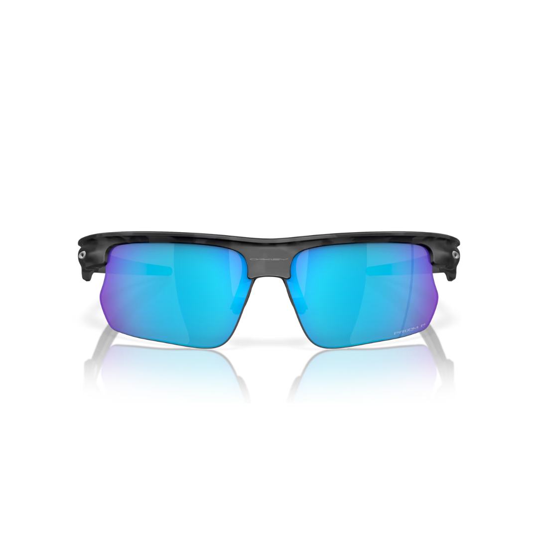 Lunettes de soleil Oakley BiSphaera - Verres polarisés Prizm Sapphire, monture camouflage gris mat