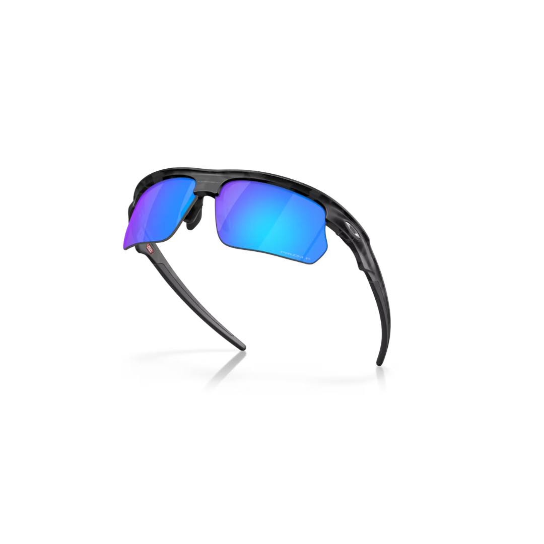Lunettes de soleil Oakley BiSphaera - Verres polarisés Prizm Sapphire, monture camouflage gris mat