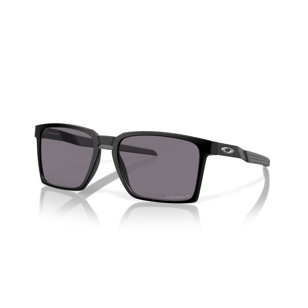 Oakley Sunglasses Exchange Sun - Prizm Grey Polarized Lenses, Satin Black Frame