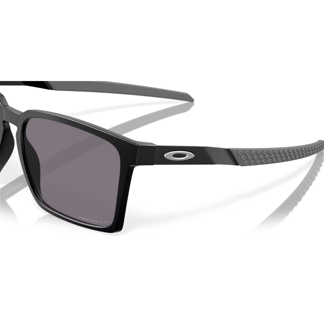 Oakley Sunglasses Exchange Sun - Prizm Grey Polarized Lenses, Satin Black Frame
