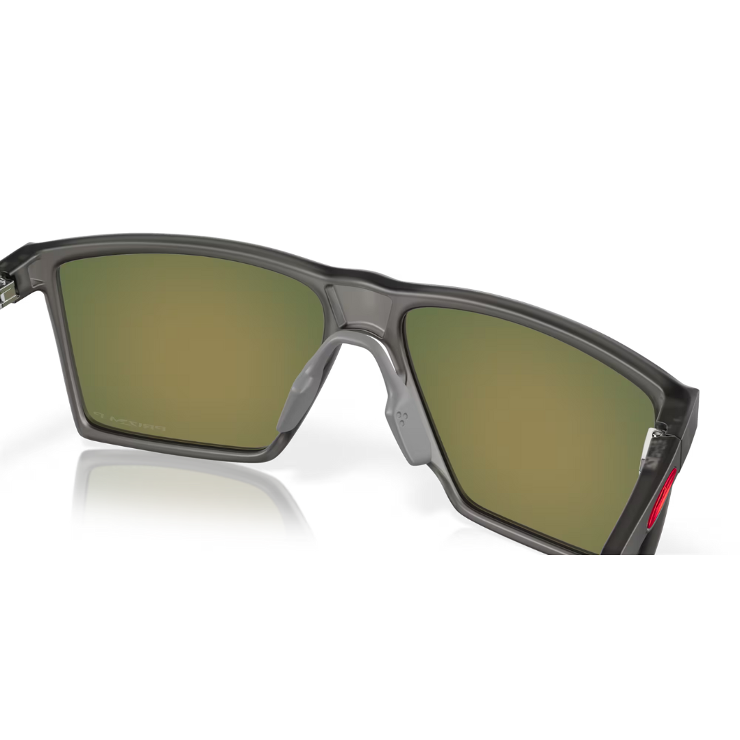 Oakley Sunglasses Futurity Sun - Prizm Ruby Polarized Lenses,  Satin Grey Smoke Frame