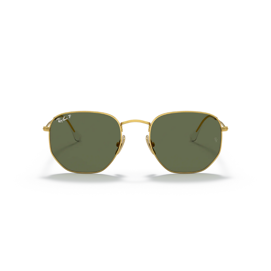 Gafas de sol Ray Ban Hexigonales - Oro Legend, Verde Polar