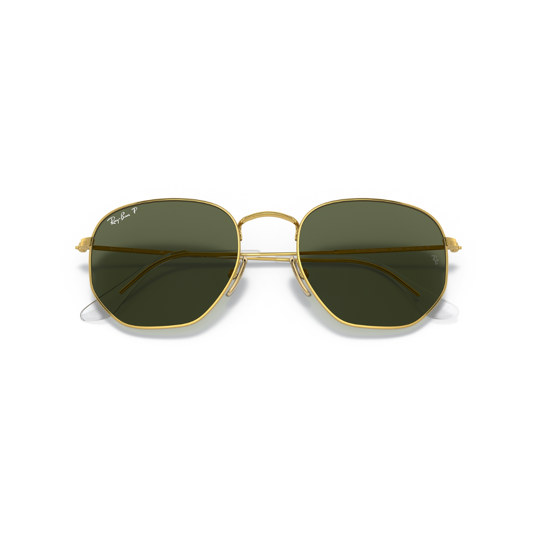 Gafas de sol Ray Ban Hexigonales - Oro Legend, Verde Polar