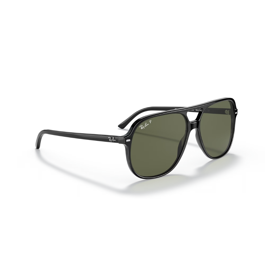 Ray Ban Ray Ban Bill - Unisex Sunglasses - Black, Polar Green Mens Sunglasses Polarized