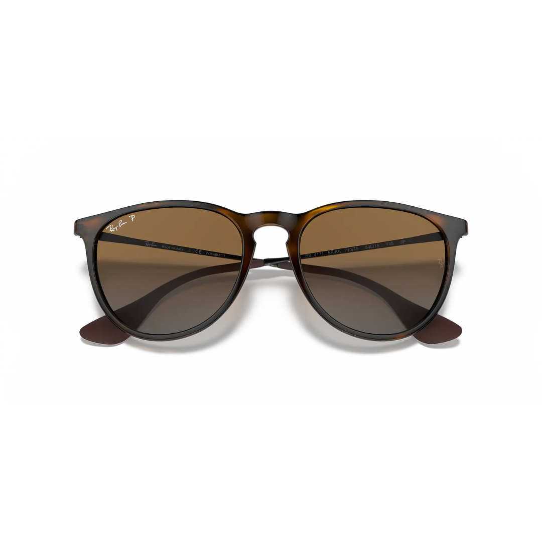 Ray Ban Ray Ban Erika - Unisex Sunglasses - Light Havana, Brown Polar Mens Sunglasses Polarized