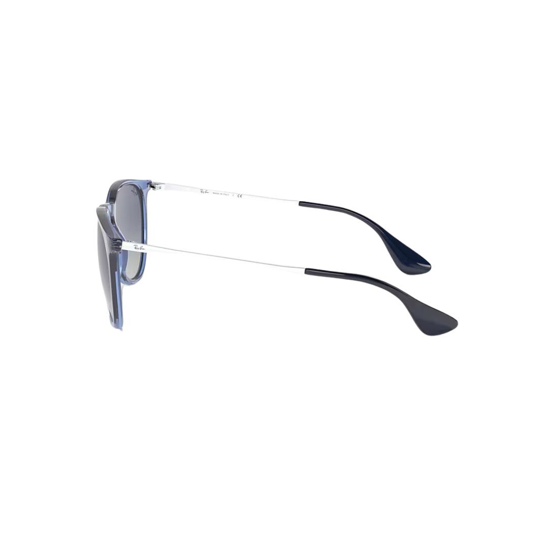 Ray Ban Erika - Unisex Sunglasses - Transparent Blue, Light Grey Gradient