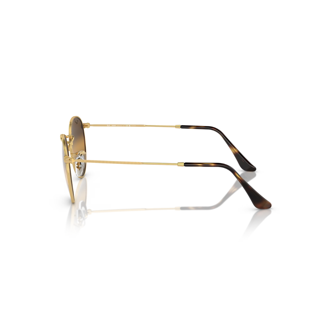 Ray Ban Round Metal Arista, Polar Clear Gradient Dark Brown