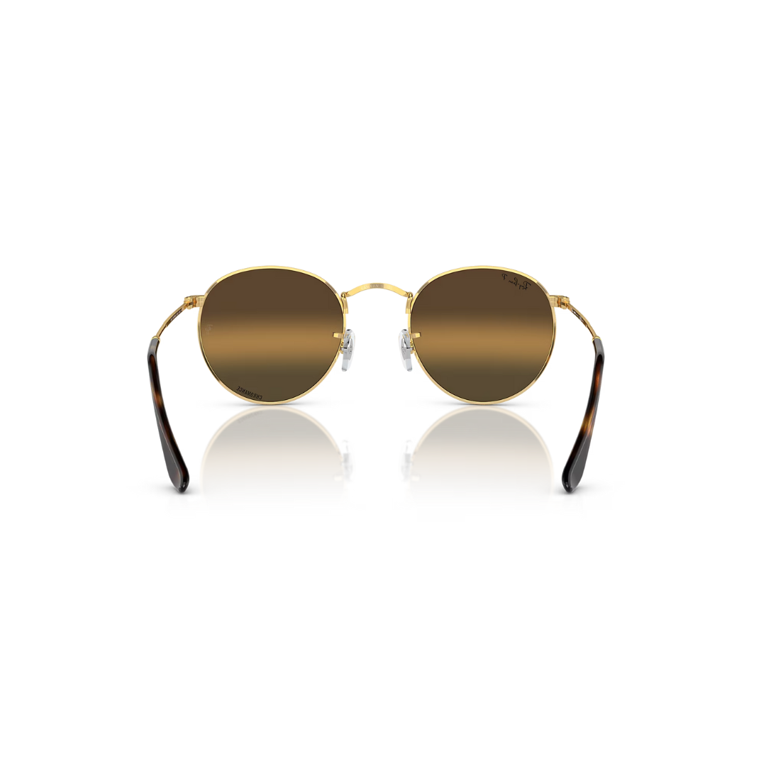 Ray Ban Round Metal Arista, Polar Clear Gradient Dark Brown