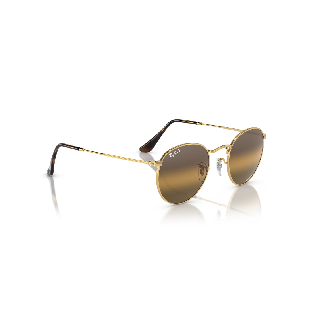 Ray Ban Round Metal Arista, Polar Clear Gradient Dark Brown