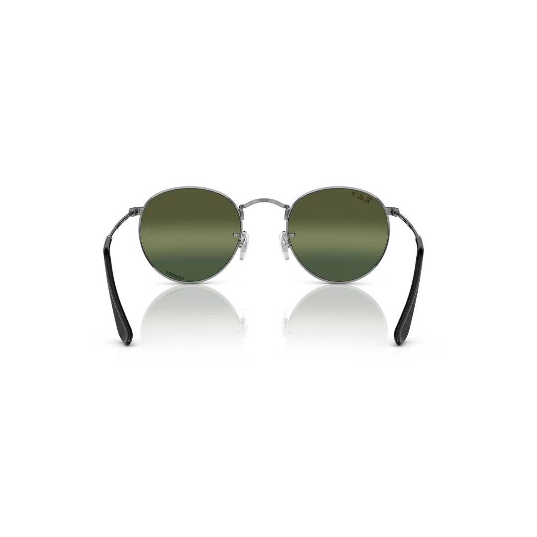 Ray Ban Round Metal Gunmetal, Polar Clear Gradient Dark Brown