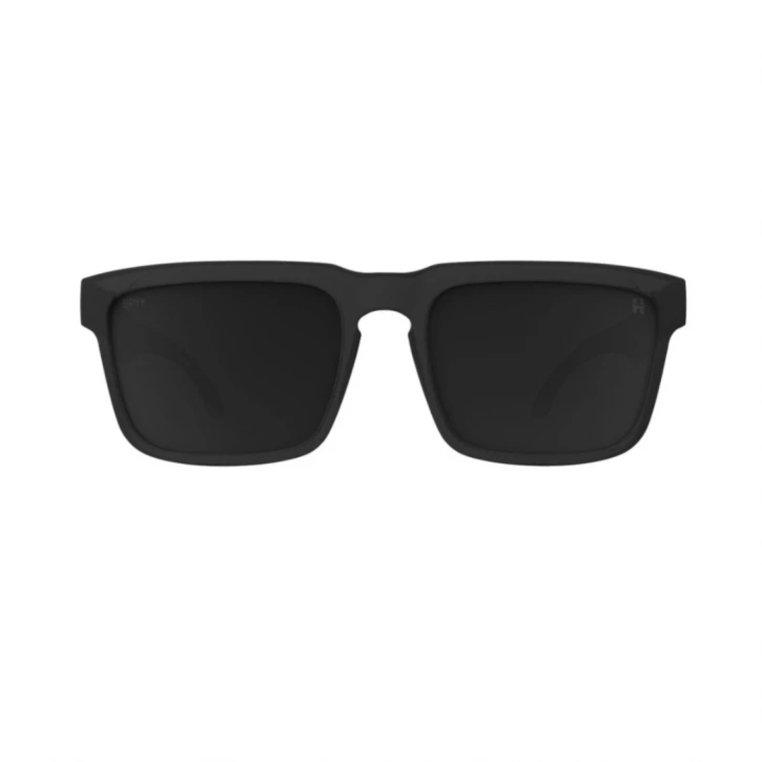 Casque d'espion - Noir translucide mat, gris heureux, miroir noir
