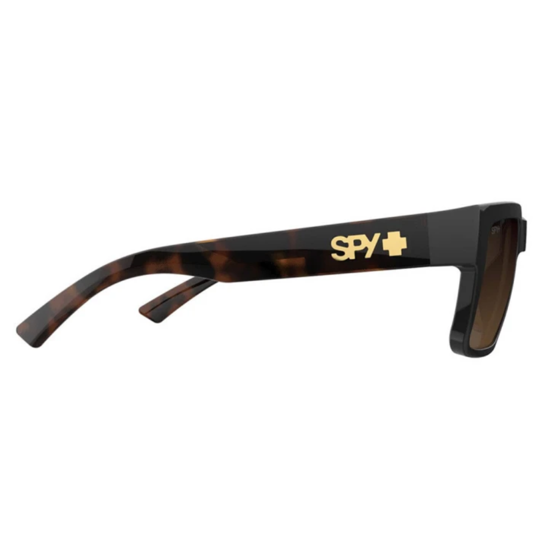 Spy Spy Montana - Black/Honey Tort Happy Dark Brown Fade Mens Sunglasses Lifestyle