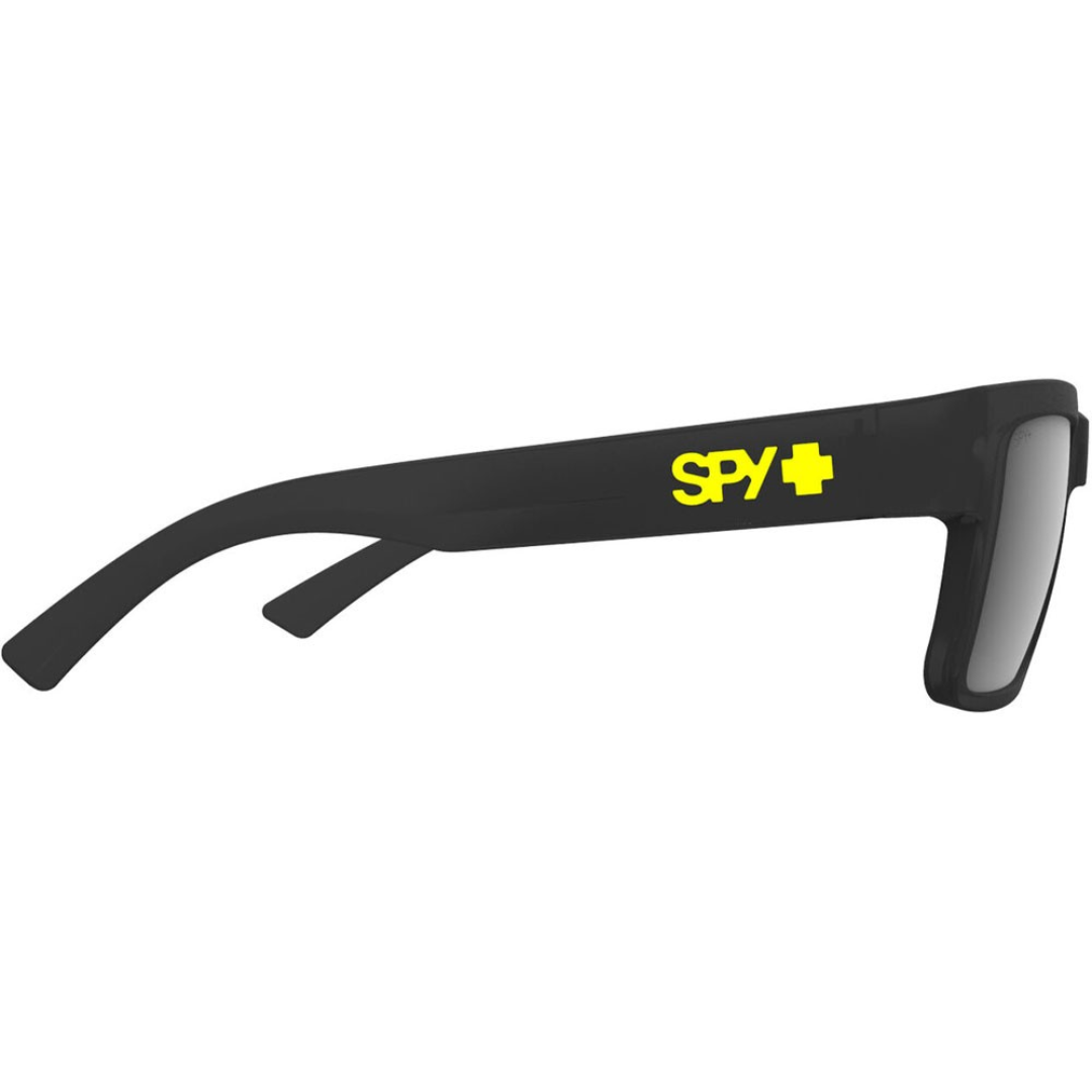 Spy Spy Montana - Matte Translucent Black Happy Bronze Platinum Mirror Mens Sunglasses Lifestyle