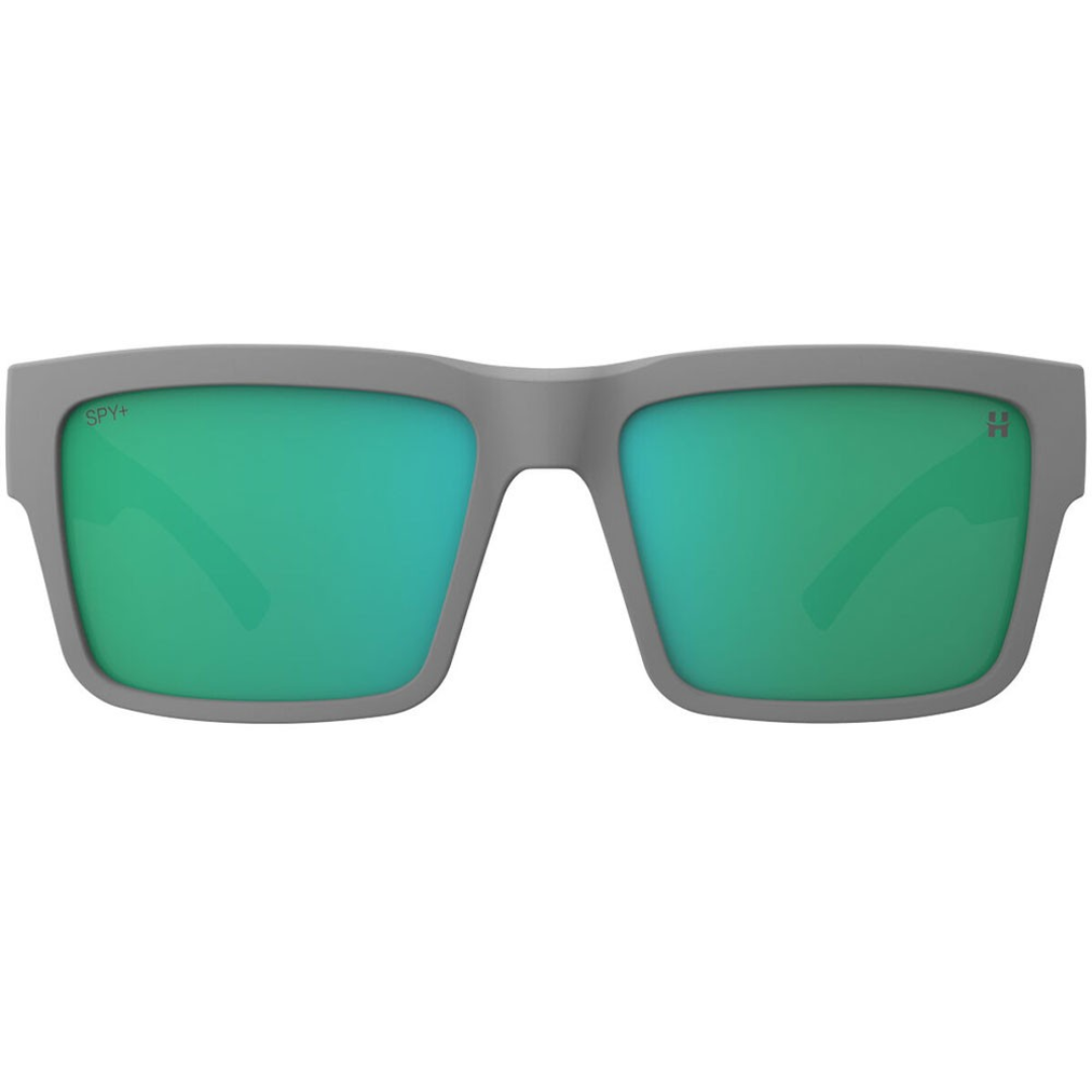 Spy Spy Montana - Matte Gray/Translucent Black Happy Bronze Light Green Mirror Mens Sunglasses Lifestyle