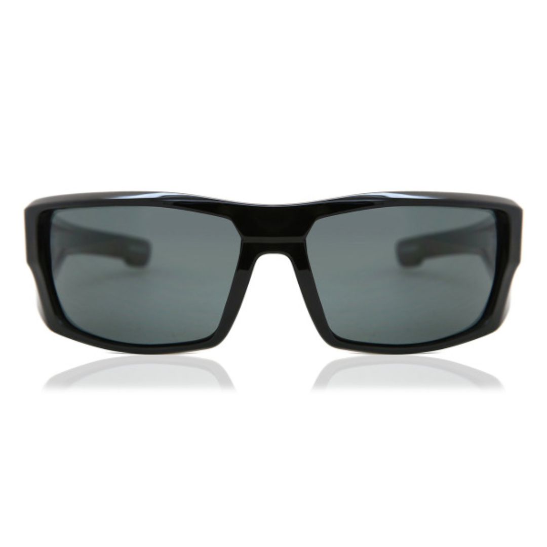 Spy Dirk Happy Mens Polaized Sunglasses - Green Polar, Black Gloss