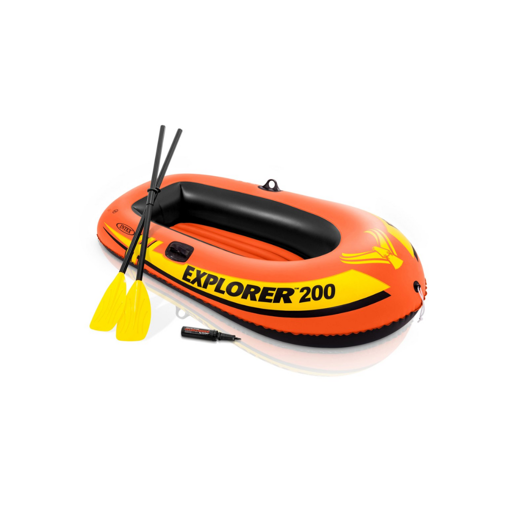 Intex Explorer 200 Boat Set, Age 6+