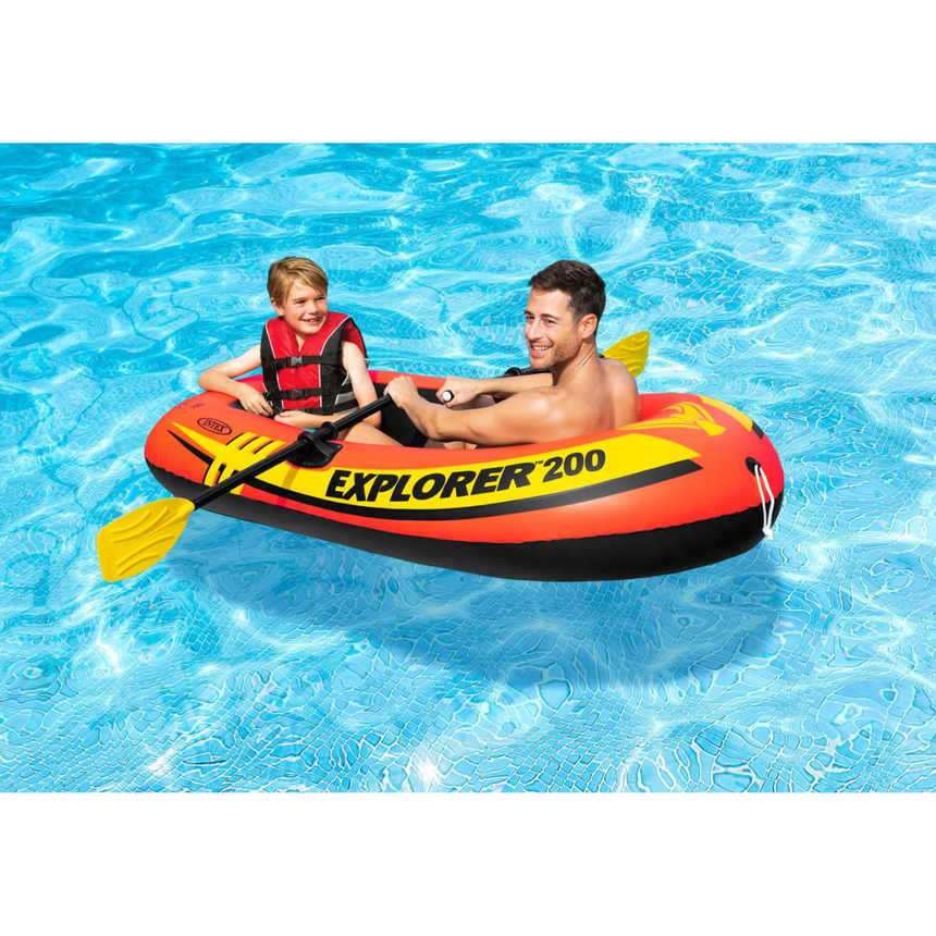 Intex Explorer 200 Boat Set, Age 6+
