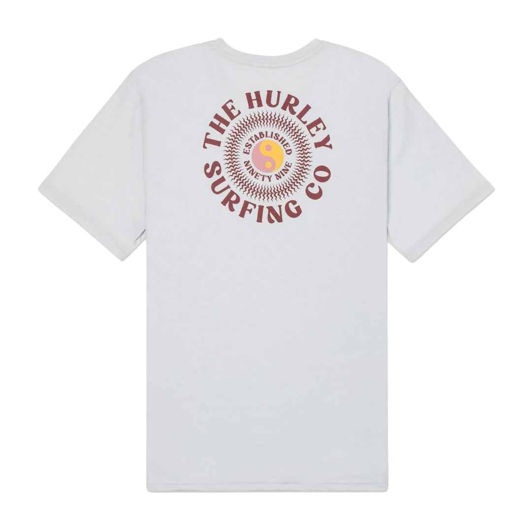 Camiseta Hurley Everyday H20-Dri Kelp Circle Slub para hombre
