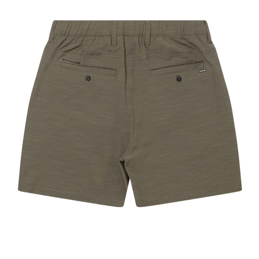 Hurley Hurley Men's Phantom Slub 3/4 Waistband 18" Olive 30 Mens Casual Shorts