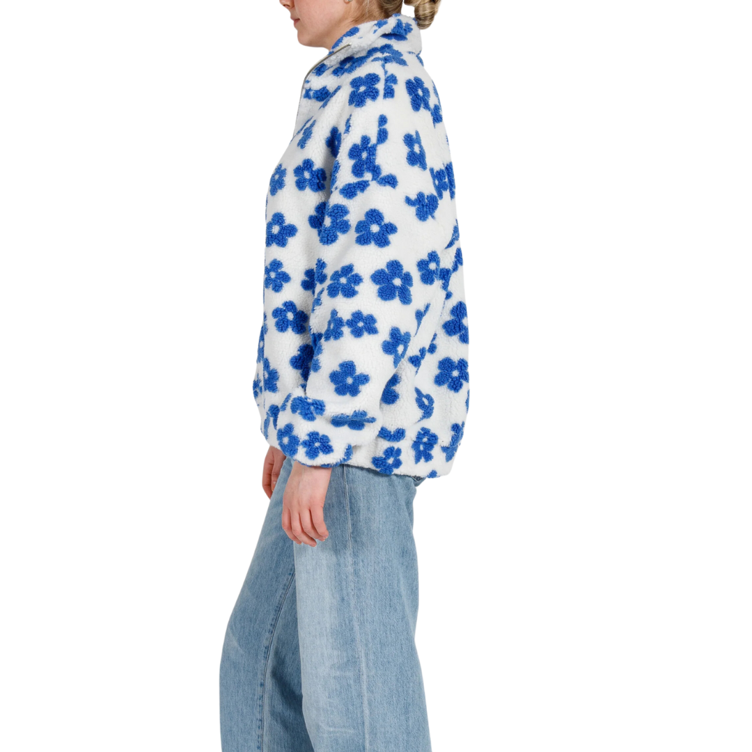 Brunette Women's All Over Daisy Sherpa Jacket