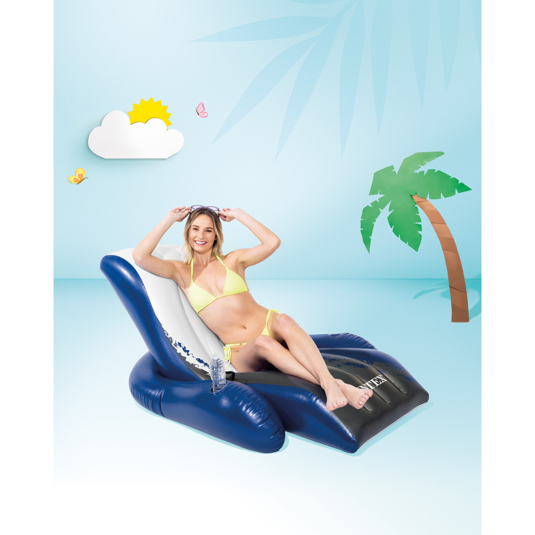 Intex Floating Recliner Inflatable Lake Lounge