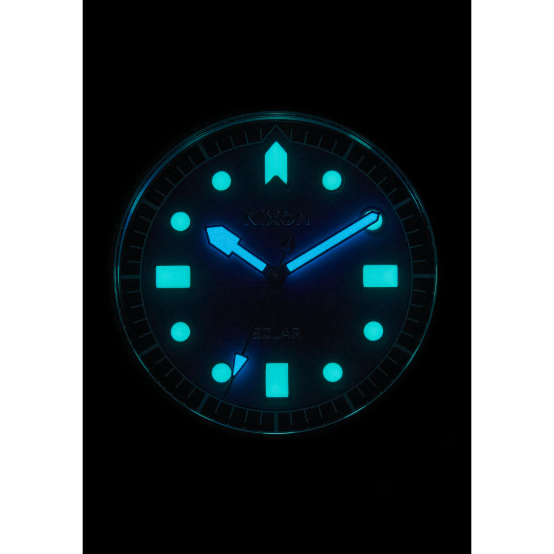 Montre Nixon Stinger 44 pour homme - Argent/Bleu/Noir