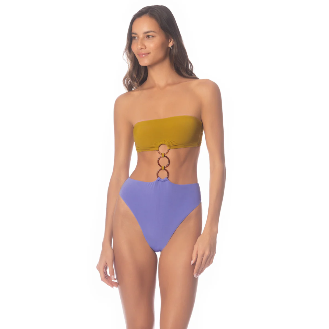 Maillot une-pièce Makenna Deep Periwinkle pour femme de Maaji