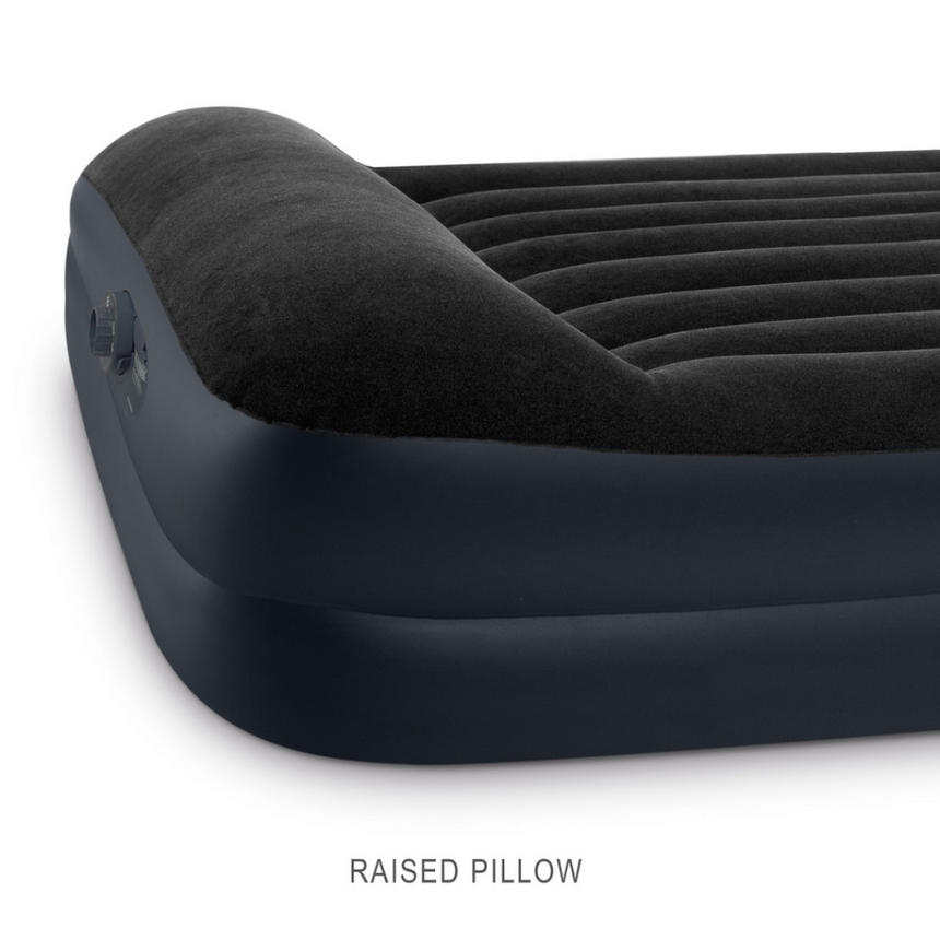 Colchón de aire Intex Dura-Beam Plus Pillow Rest de 16.5" tamaño Queen con bomba eléctrica incorporada