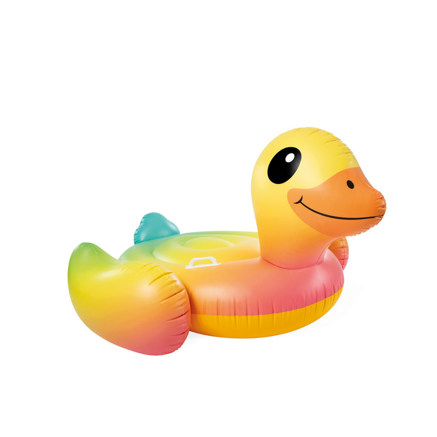 Flotador inflable para piscina Intex Baby Duck Ride-On