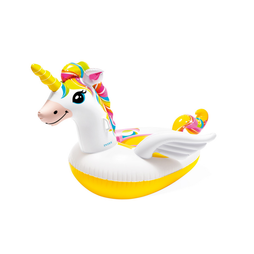 Flotador inflable para piscina Intex Unicorn Ride-On
