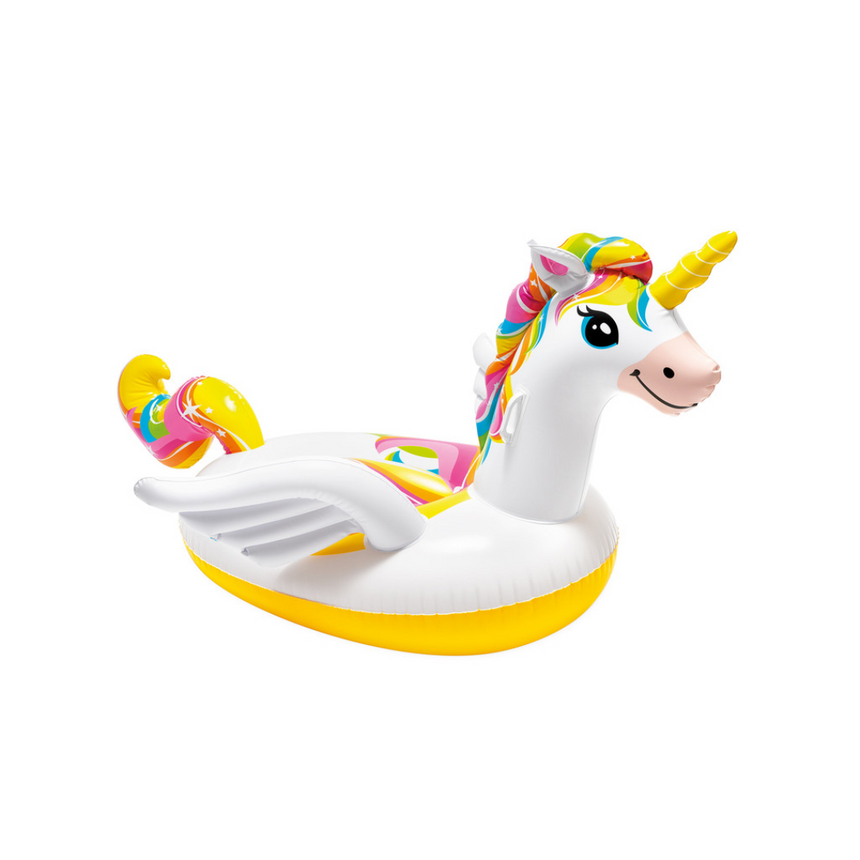 Flotador inflable para piscina Intex Unicorn Ride-On