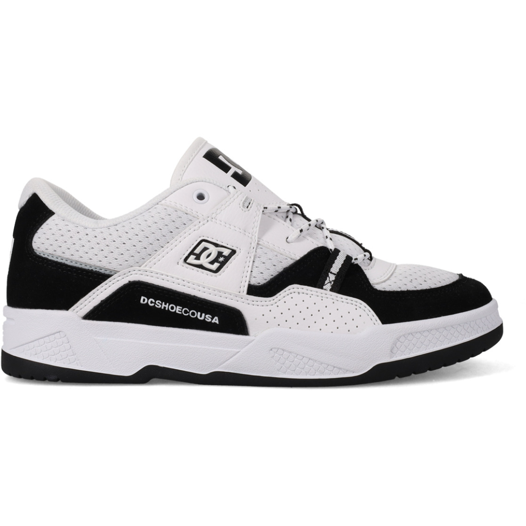 Zapatillas DC Construct para hombre - Negro/Blanco