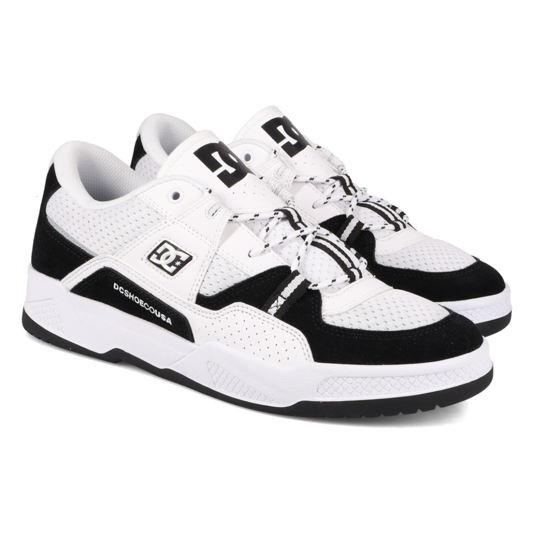 Zapatillas DC Construct para hombre - Negro/Blanco