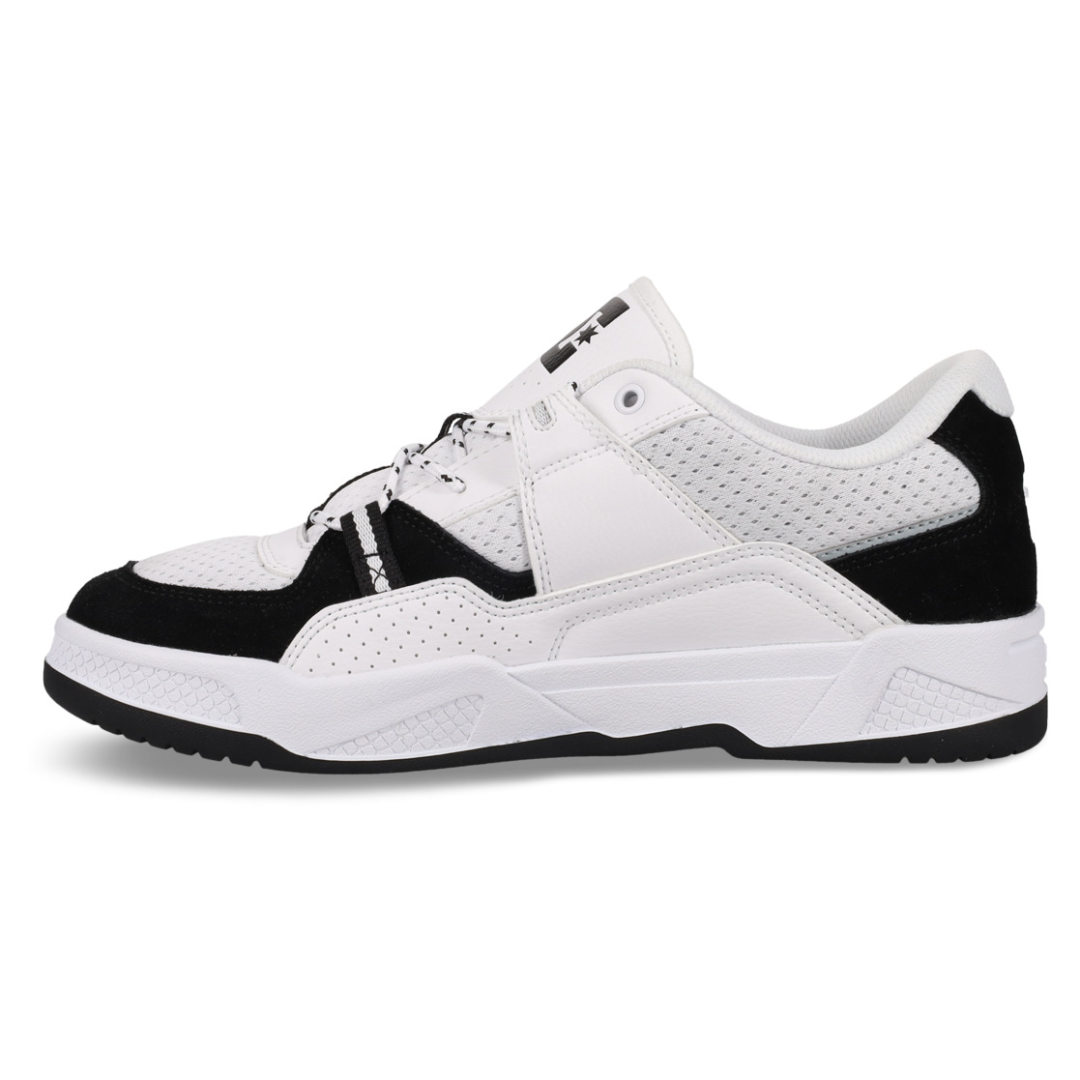 Zapatillas DC Construct para hombre - Negro/Blanco