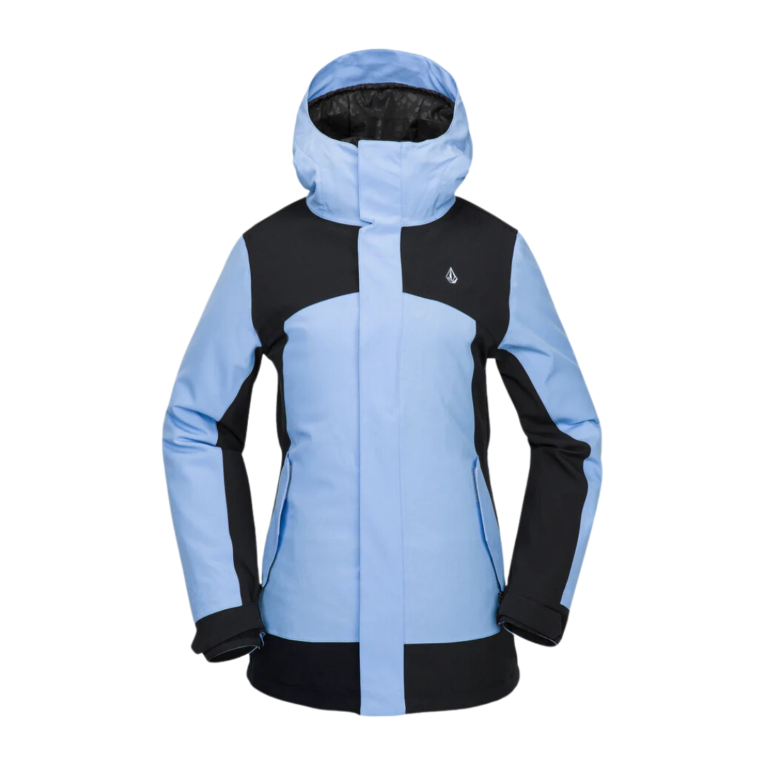 Veste isolante Volcom Stoney Shadow pour femme - Bleu cristal