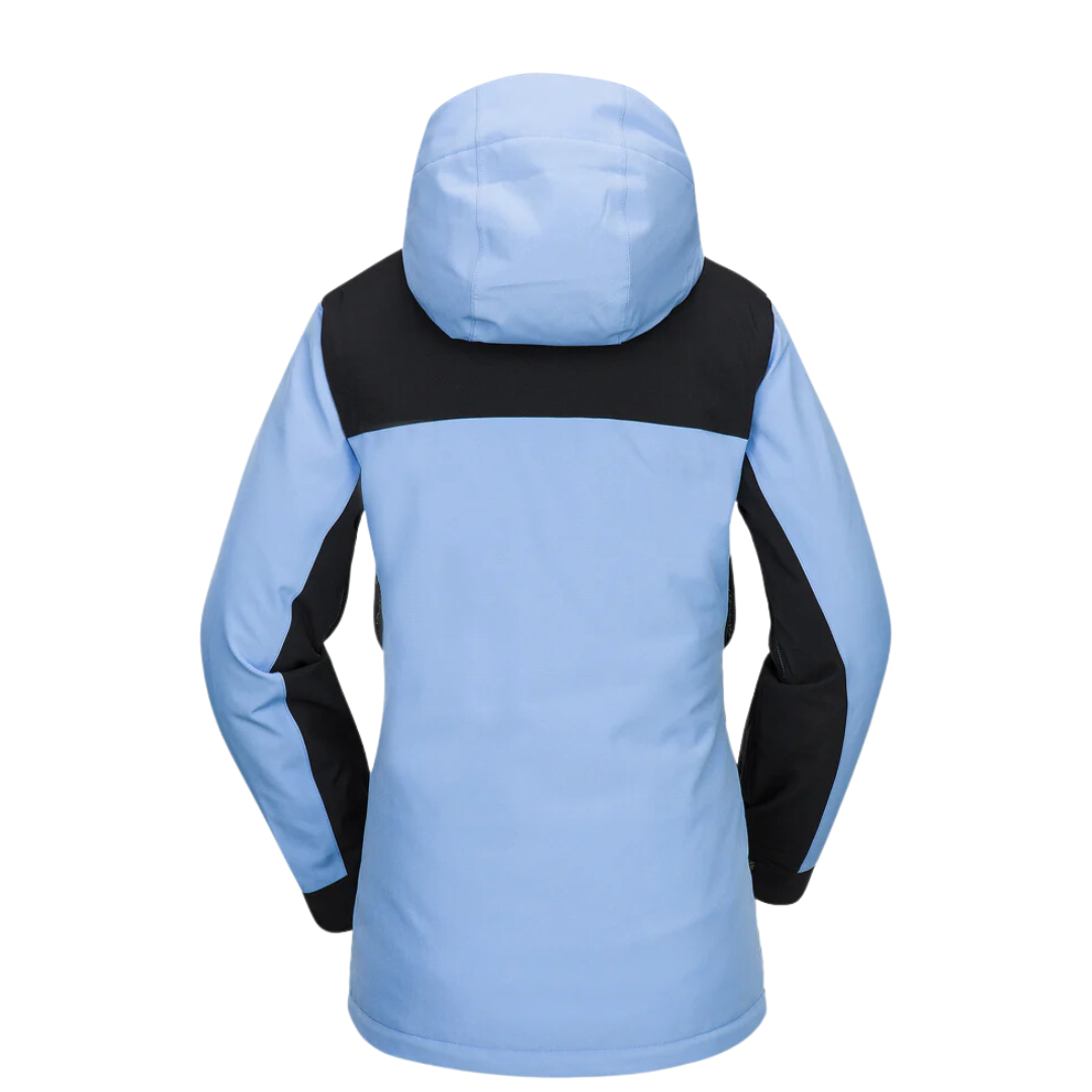 Veste isolante Volcom Stoney Shadow pour femme - Bleu cristal