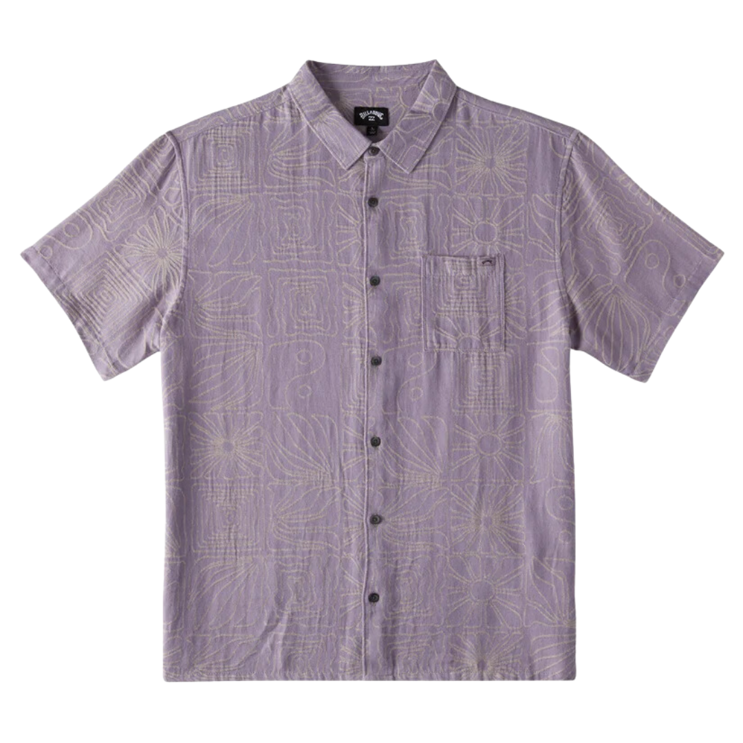 Chemise à manches courtes jacquard Sundays de Billabong pour homme