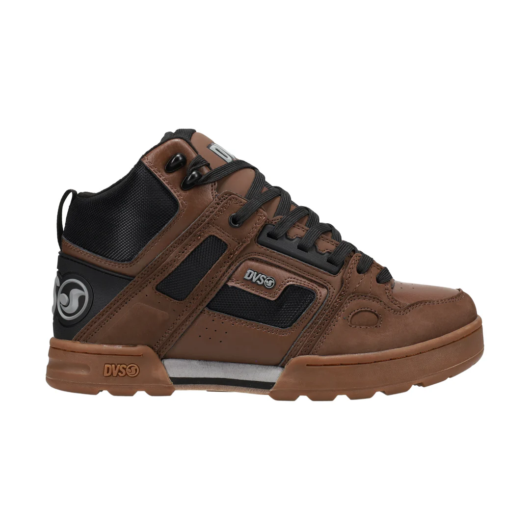 Bota Comanche DVS para hombre - Nubuck marrón y negro con goma