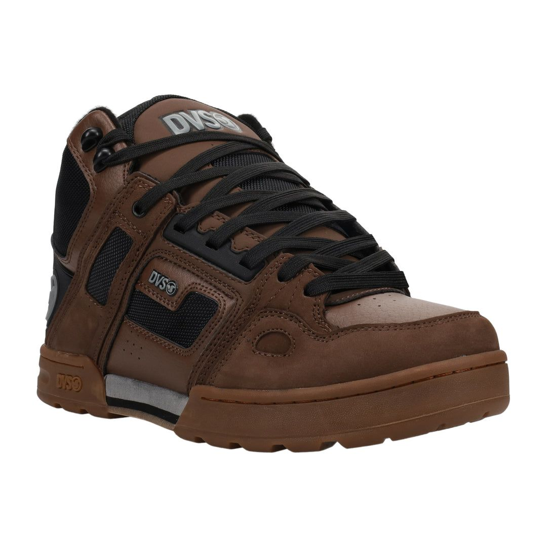 Bota Comanche DVS para hombre - Nubuck marrón y negro con goma