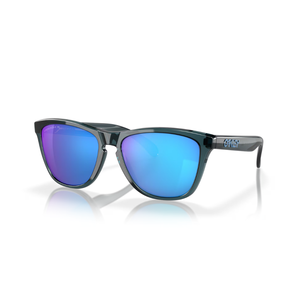 Oakley Oakley Men's Sunglasses Frogskins - PRIZM Sapphire Polarized, Crystal Black Mens Sunglasses Lifestyle