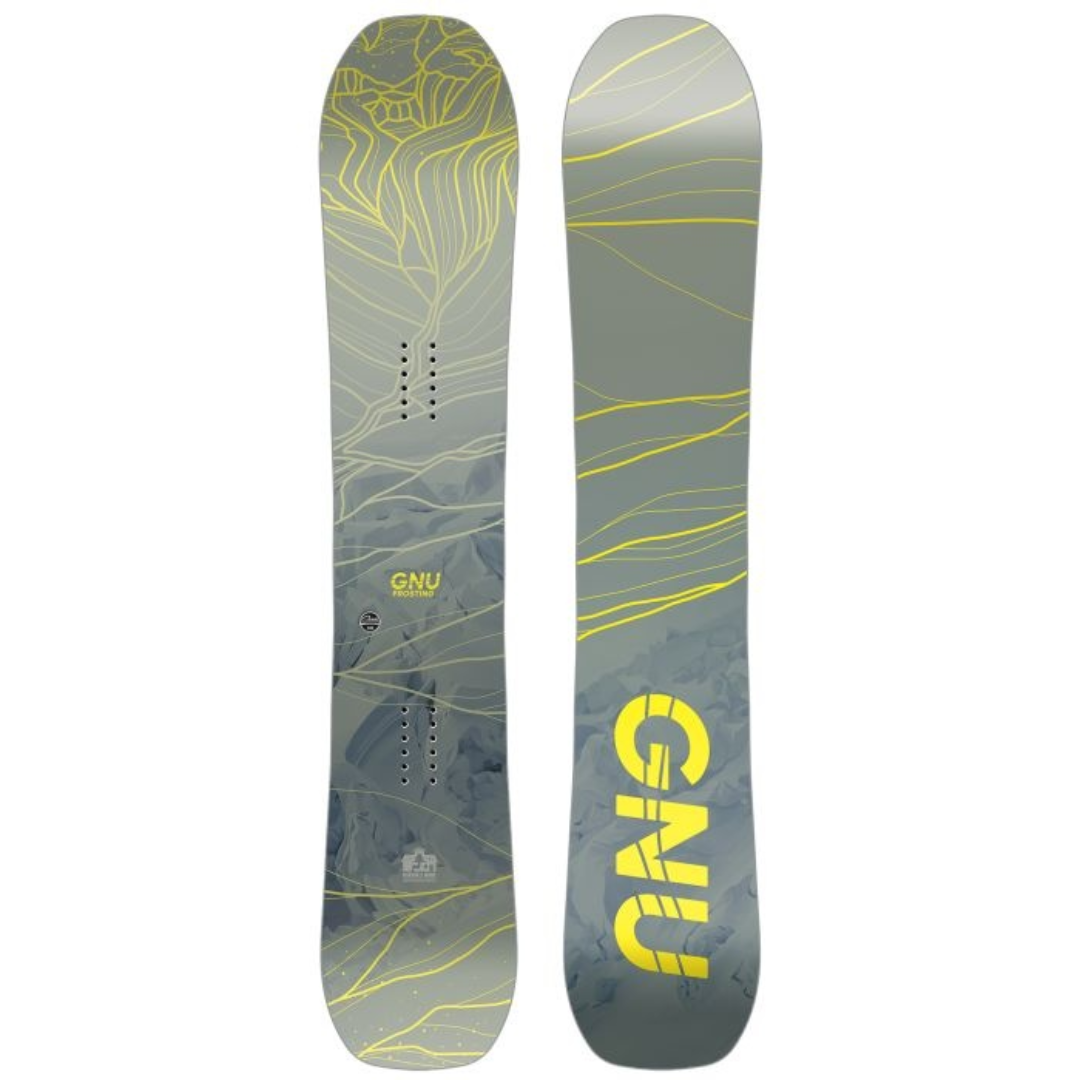 Tabla de snowboard GNU Frosting 2025 para mujer, 146
