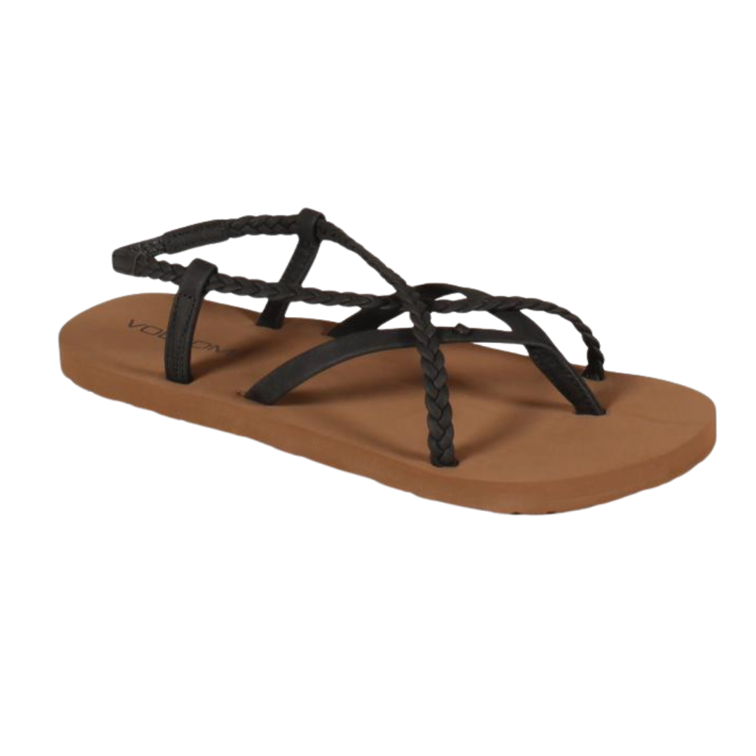 Sandales Volcom Thriller pour femme - Noir