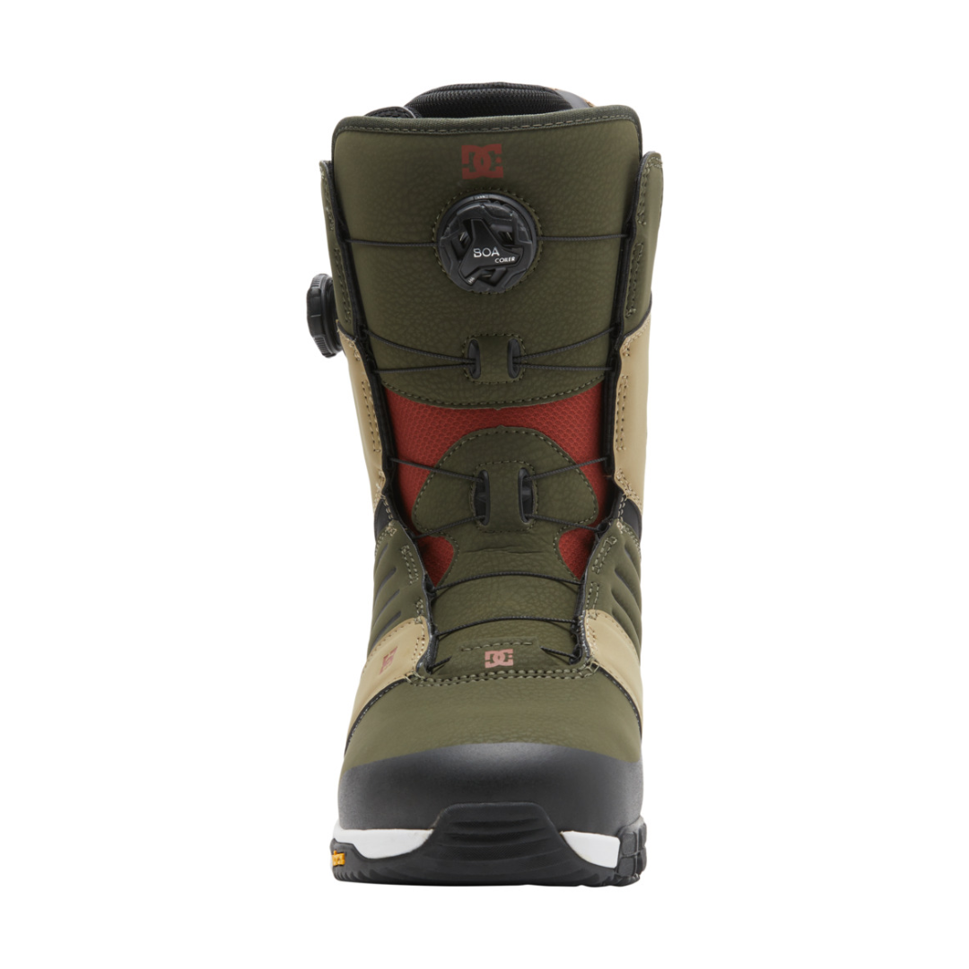 Botas de snowboard DC Judge Boa para hombre - Verde oliva y caqui