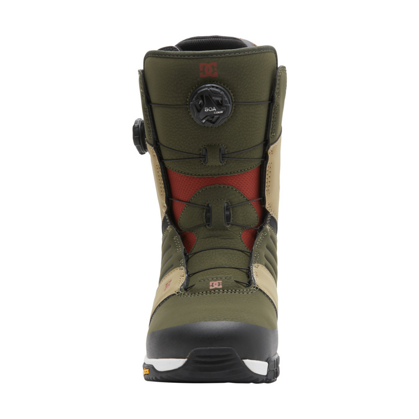 Botas de snowboard DC Judge Boa para hombre - Verde oliva y caqui