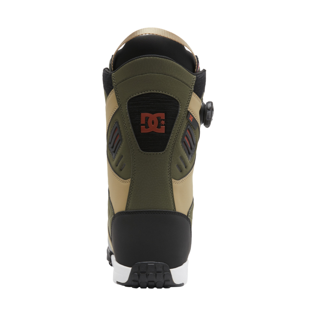 Botas de snowboard DC Judge Boa para hombre - Verde oliva y caqui