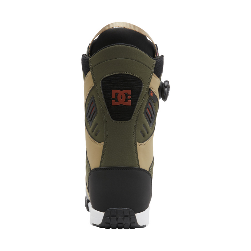 Botas de snowboard DC Judge Boa para hombre - Verde oliva y caqui